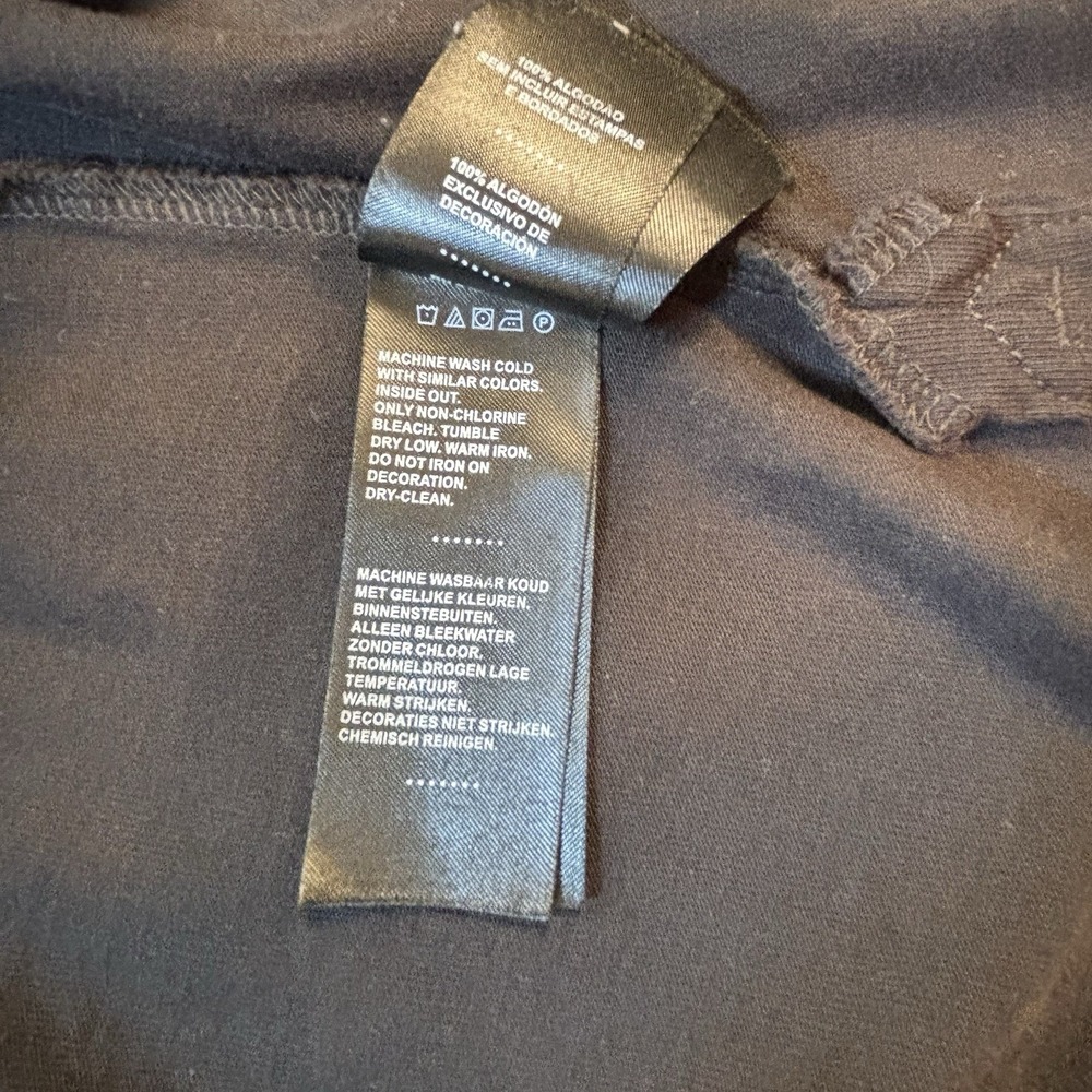 Harley Davidson Black Gray Motorclothes Henley Short Sleeve Shirt Sz Mens Large - Picture 6 of 7